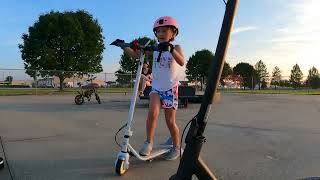 Lilah jumps her Segway C10 at the local skate park 😂😂 [upl. by Neelrad]