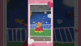 Karva Chauth ki rangoli [upl. by Darius]