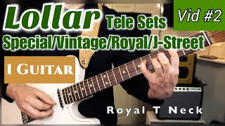 Lollar Tele Sets 2 Special vs Vintage vs JStreet vs Royal 1 Telecaster  Best Pickup Shootout [upl. by Patman]