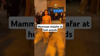 Mammaya shajafar arrived at hum awards fypシ゚viral viralreels bollywood [upl. by Harte]