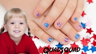 Independence Day Nail Wraps by Jamberry  with Ashley [upl. by Silma]