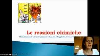 Le reazioni chimiche  Bilanciamento di unequazione chimica e leggi di Lavoisier e Proust [upl. by Neelloj]