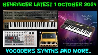 Latest Behringer News 1 October 2024 [upl. by Michelina]