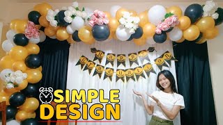 Low Cost Graduation Decoration Ideas  Graduation Decorating Ideas  Backdrop Decoration Ideas [upl. by Hedva]