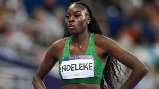 Rhasidat Adeleke Makes History First Irish Woman in Olympic 400m Final [upl. by Imoin]