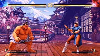 EHonda vs ChunLi Hardest  Street Fighter 5 Epic Battle [upl. by Bouchier239]