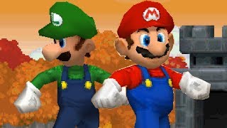 Newer Super Mario Bros DS Walkthrough  Part 1  Goldleaf Plains [upl. by Rochell471]