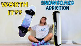 Testing Snowboard Addiction Training Board IS IT WORTH IT [upl. by Georglana]