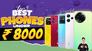 Top 4 Best Smartphone Under 8000 in January 2024  Best EntryLevel Phone Under 8000 in INDIA 2024 [upl. by Vern]