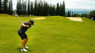 PLAYING IN THE WIND AT KAPALUA BAY WAS GNARLY [upl. by Ardnuasal]