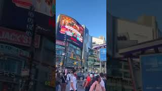 DUNDAS SQUARE DOWNTOWN TORONTO [upl. by Grefe]