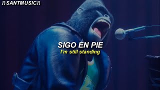 Taron Egerton  Im Still Standing Sing  Soundtrack  Subtitulada al Español  Lyrics [upl. by Aisad]