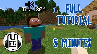 How to play Minecraft with Proximity Chat  Full Tutorial using mumble and in 5 minutes [upl. by Eecak]