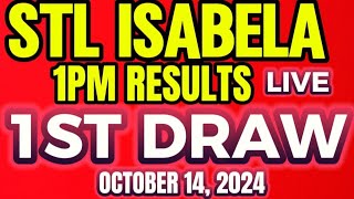 STL ISABELA 1PM DRAW RESULT TODAY OCTOBER 142024 [upl. by Fulton]