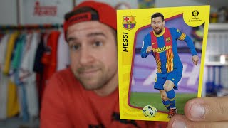 ¿CUÁNTO VALE EL CROMO DE MESSI APERTURA CROMOS DE LA LIGA ESTE 202122 [upl. by Routh]