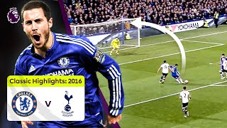 EDEN HAZARD SNATCHES LATE EQUALISER  Chelsea 22 Tottenham Hotspur  Premier League Highlights [upl. by Hege346]