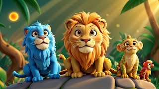 The Lion Song  kids songs [upl. by Kenon]