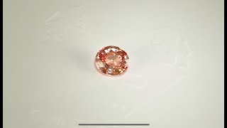 154 Ct Padparadscha SapphireNatural unheated ID SS001850 [upl. by Dot]