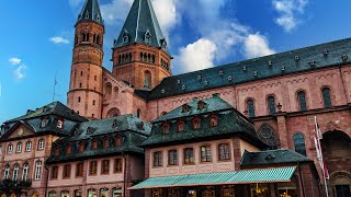 Mainz Germany Walking Tour 4K [upl. by Donavon]