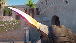 Falchion Knife Fade Comparison CSGO vs CS2 [upl. by Schlicher295]