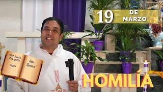 EVANGELIO DE HOY martes 19 de marzo del 2024  Padre Arturo Cornejo [upl. by Euqinomod]