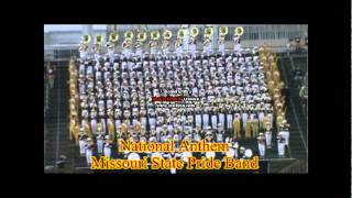 Missouri State Pride Band National Anthem [upl. by Iblehs273]