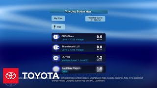 Prius Plugin Hybrid Entune® Plugin Hybrid Apps  Prius Plugin Hybrid  Toyota [upl. by Hanschen519]