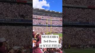 MO BAMBA  KYLE FIELD  Texas AampM 12th Man  vs Missouri 10524 GigEm Aggies [upl. by Anirdnajela]