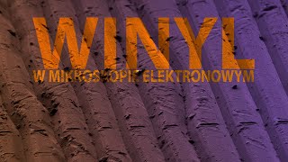 Płyta winylowa w mikroskopie elektronowym [upl. by Zannini]