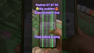 Realme GT 6T 5G green screen issue  realme GT 6T 5G green line issue  Realrealme GT 6T 5G [upl. by Luckin]