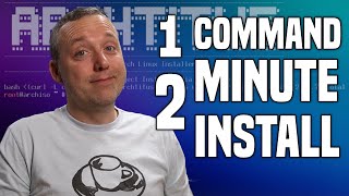 Arch Linux Install in 2 Minutes [upl. by Kennith54]