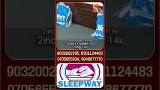 SLEEPWAY  2inch rebond 2 inch hr 2inch ss queen 14k king 17k [upl. by Airbas]