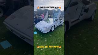 OMG Amelia Concours 2024 INSANE cars shorts viral cars viralshorts amelia concours lambo [upl. by Arabrab]