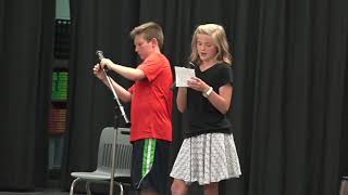 OLATHE KS Brougham Elementary School  Spring Variety Show  May 24 2017 [upl. by Ellitnahc]