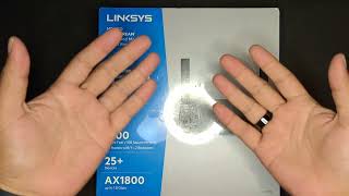 UNBOXING LINKSYS E7350 DUAL BAND AX1800 WIFI 6 ROUTER 032TECH  KUAN [upl. by Aronaele]