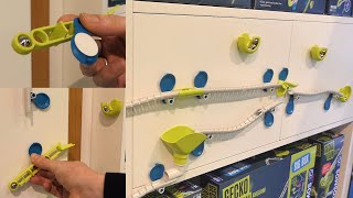 KugelbahnSpaß mit Gecko Run  KosmosFensterWandMurmelbahnBaukasten  Spielwarenmesse 2023 [upl. by Annadroj]