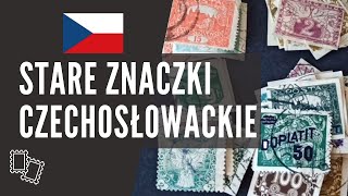 Stare czechosłowackie znaczki pocztowe [upl. by Bertie]