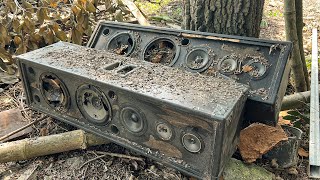 Restoration 3 Way Speakers Abandoned For Many Years  Amazing Restoration [upl. by Ayoj298]