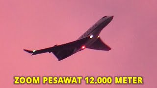 15 MENIT Zoom Pesawat Ketinggian Sampai Belasan Ribu Meter Di Angkasa [upl. by Eenram938]