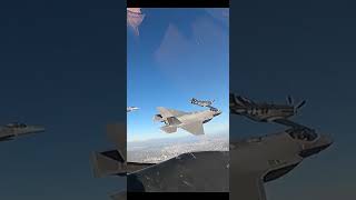 2022 Super Bowl LVI Flyover Rehearsal With A10C F16 F35A F22 P51 Shorts [upl. by Laicram]