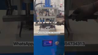 Metal frame cutting 45° square tube rectangular steel pipe angle cutting machine [upl. by Tterab]