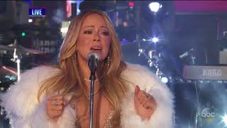 Mariah Carey New Years Eve Performance 2017 New York City [upl. by Chelsea107]