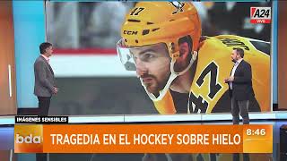 🏒⚫ Trágica muerte en el hockey sobre hielo [upl. by Neliak478]