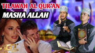 reciting the Quran It is very melodious to touch the hearts of the jury  American Got Talent agt [upl. by Goldman]