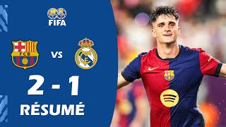 Résumé FC Barcelone 21 Real Madrid  Match Amical 2024 [upl. by Otrebile]