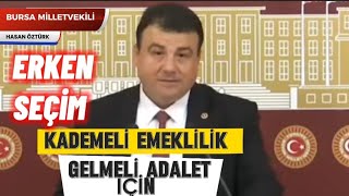 KADEMELİ EMEKLİLİK VE STAJ ÇIRAKLIK MAĞDURLARI İÇİN ERKEN SEÇİME GİTMELİ [upl. by Willumsen]