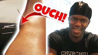 KSI Gets NEEDLES Put In Him [upl. by Stevy776]