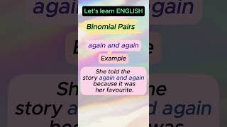 Lets learn ENGLISH  Use again and again in sentences [upl. by Sinai]