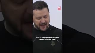 Zelensky Condemns Thug Putin For Alexei Navalnys Murder [upl. by Doowle22]