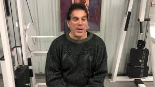 Lou Ferrigno  Thoughts on Dieting  Competing [upl. by Kcirdek]